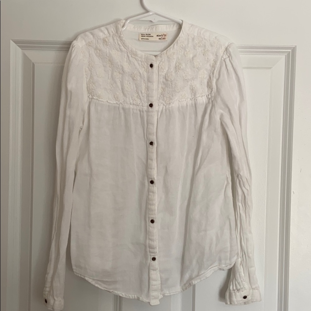 Zara white shirt